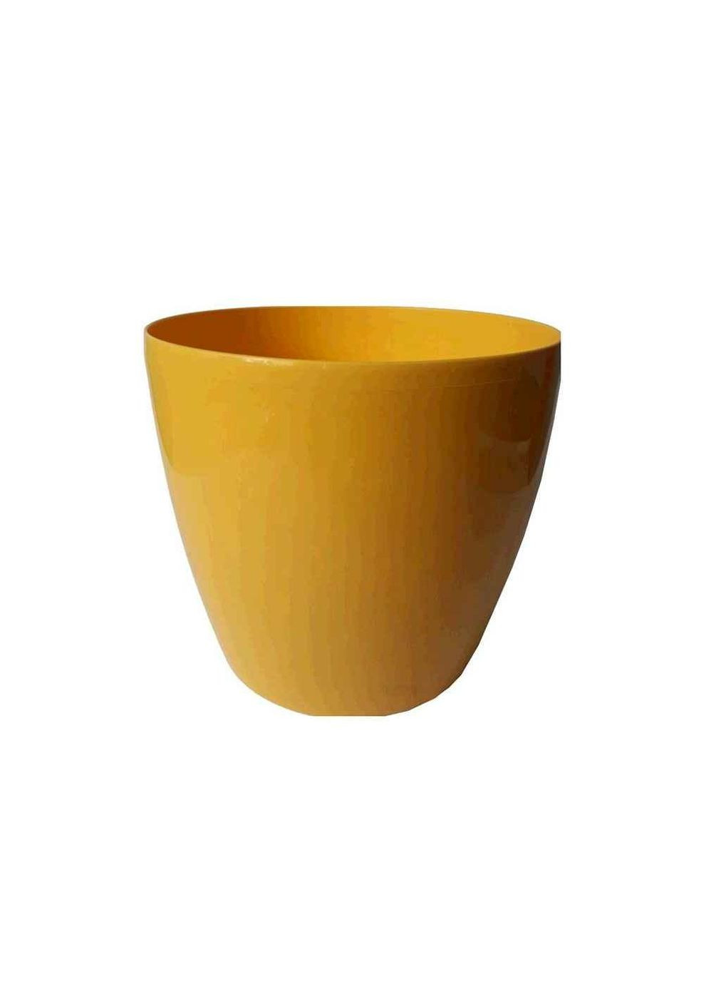 Горщик для квітів 4,5л Магнолія 210 03 жовтий ТМ Lamela (326603400)