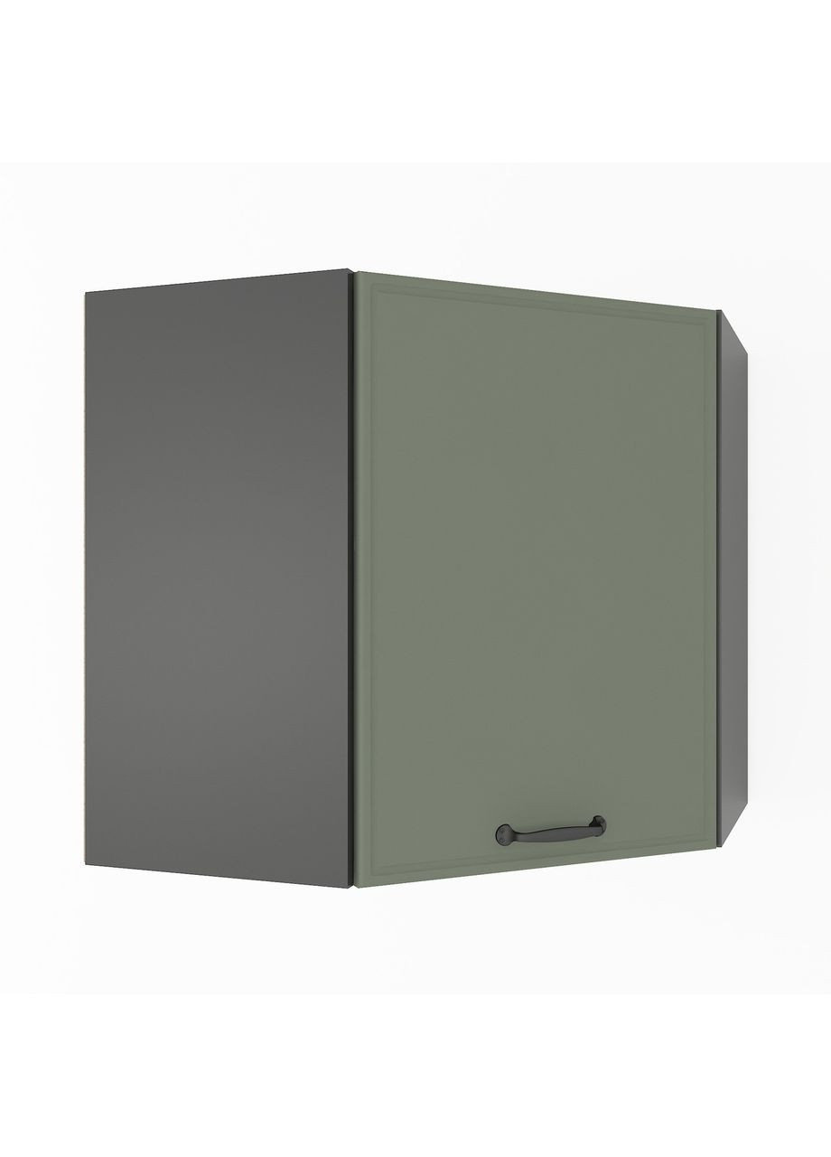 Шкаф навесной угловой, кухонная мебель, тумба угловая с полкой, пенал в ванную, верхний модуль для кухни 600 мм С-073 No Brand (371909877)