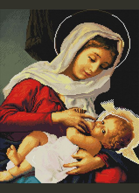 Набір для алмазної мозаїки 30х40 Ікона Годувальниця ST422 ColorArt (299772477)