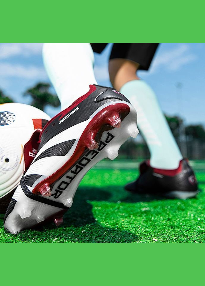 Черные футбольные бутсы No Brand без шнурков