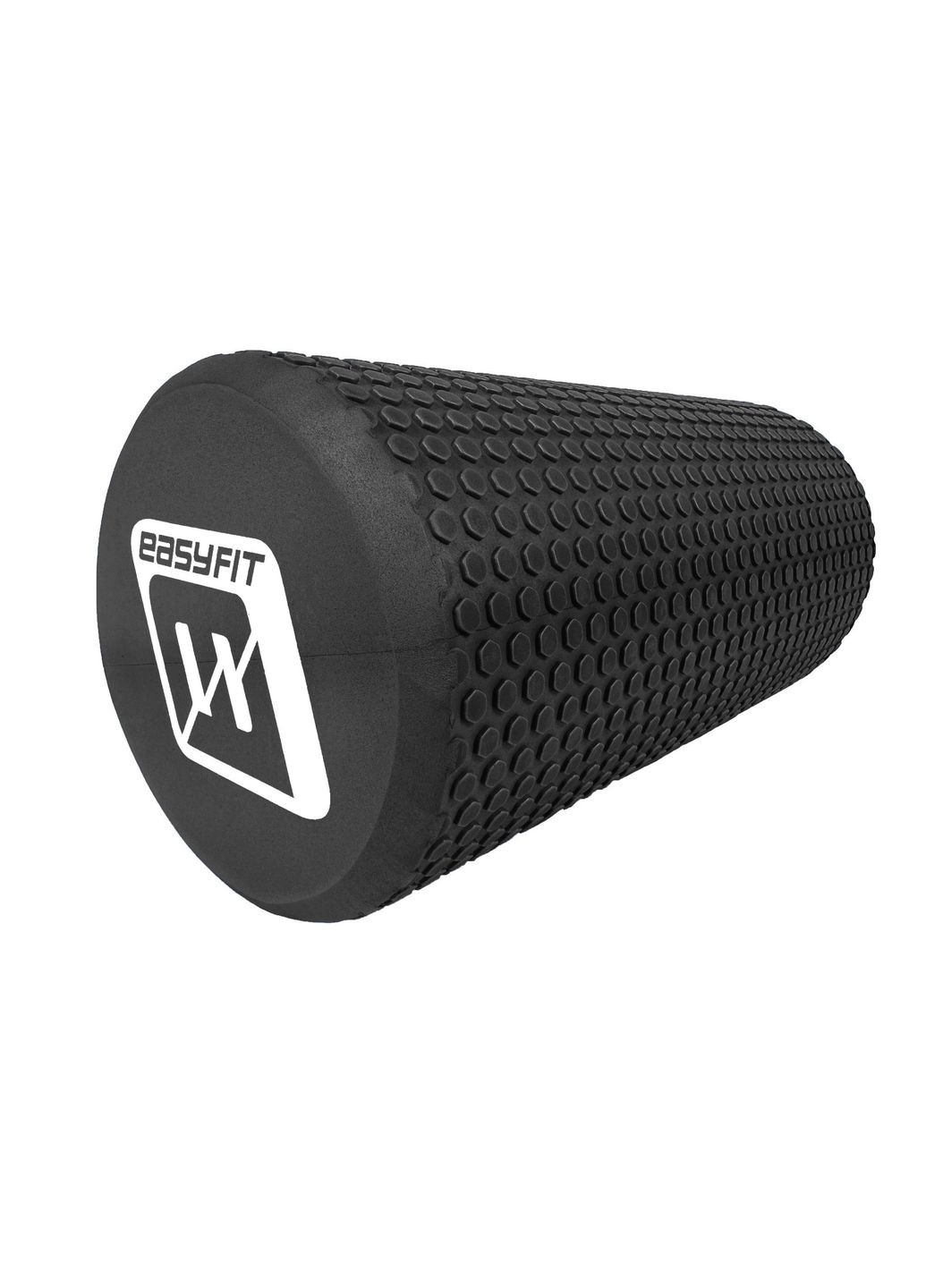 Масажний ролик Foam Roller 30 см Чорний EasyFit (340273725)