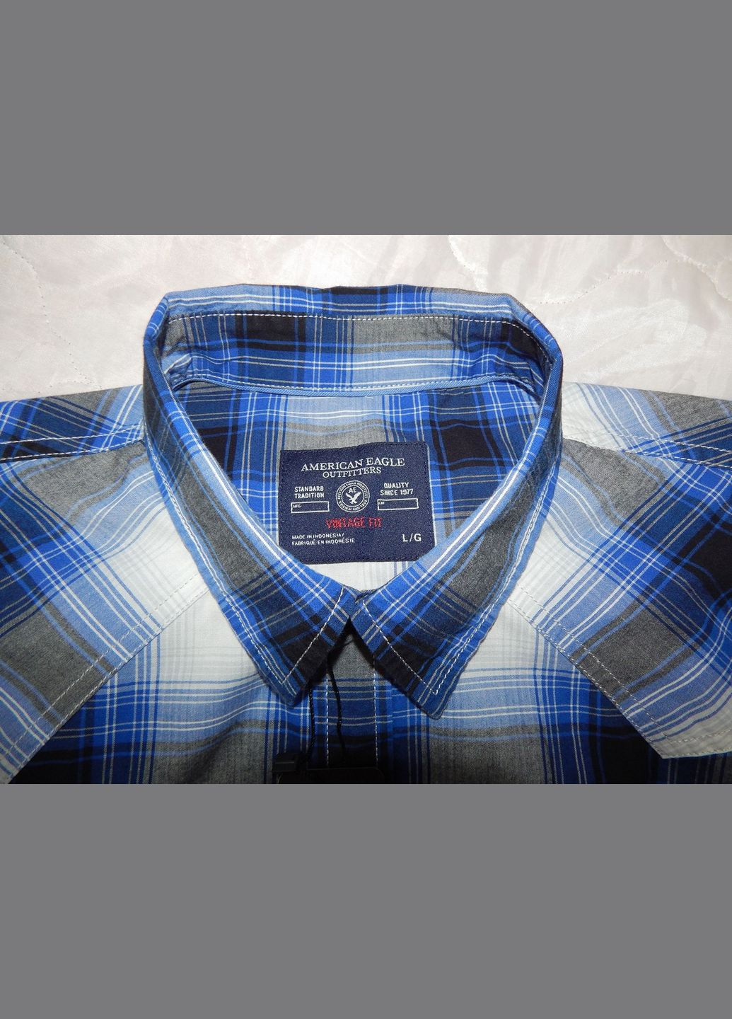 Чоловіча сорочка з довгим рукавом American Eagle р.50 043DR No Brand (317353025)