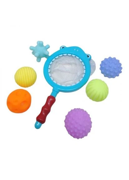 Набір іграшок для ванни "Сачок Акула" (7 елем) BIBI Toys (376341588)
