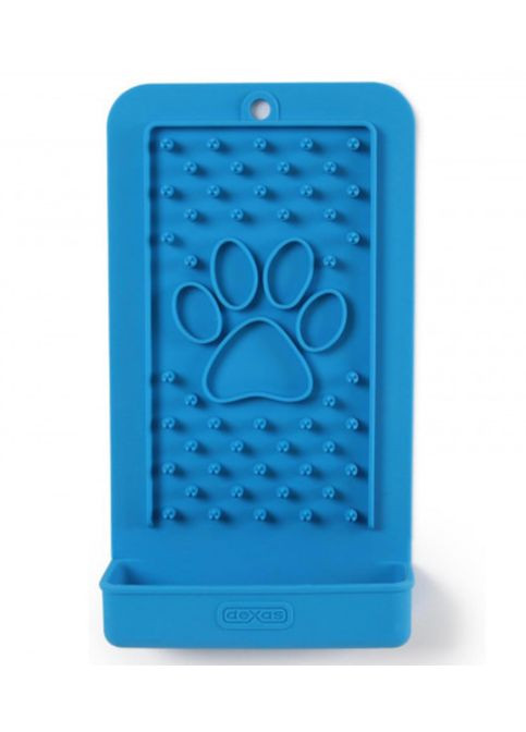 Вертикальний силіконовий килимок Snack&Distract-V для ласощів для собак та кішок блакитний (0084297310004) Dexas (358494962)