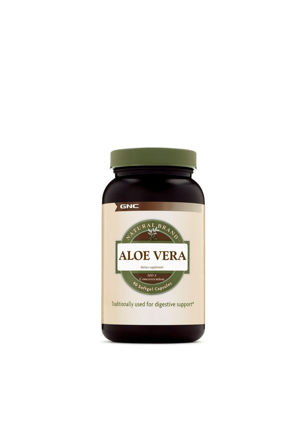 Натуральная добавка Natural Brand Aloe Vera, 90 капсул GNC (293419534)