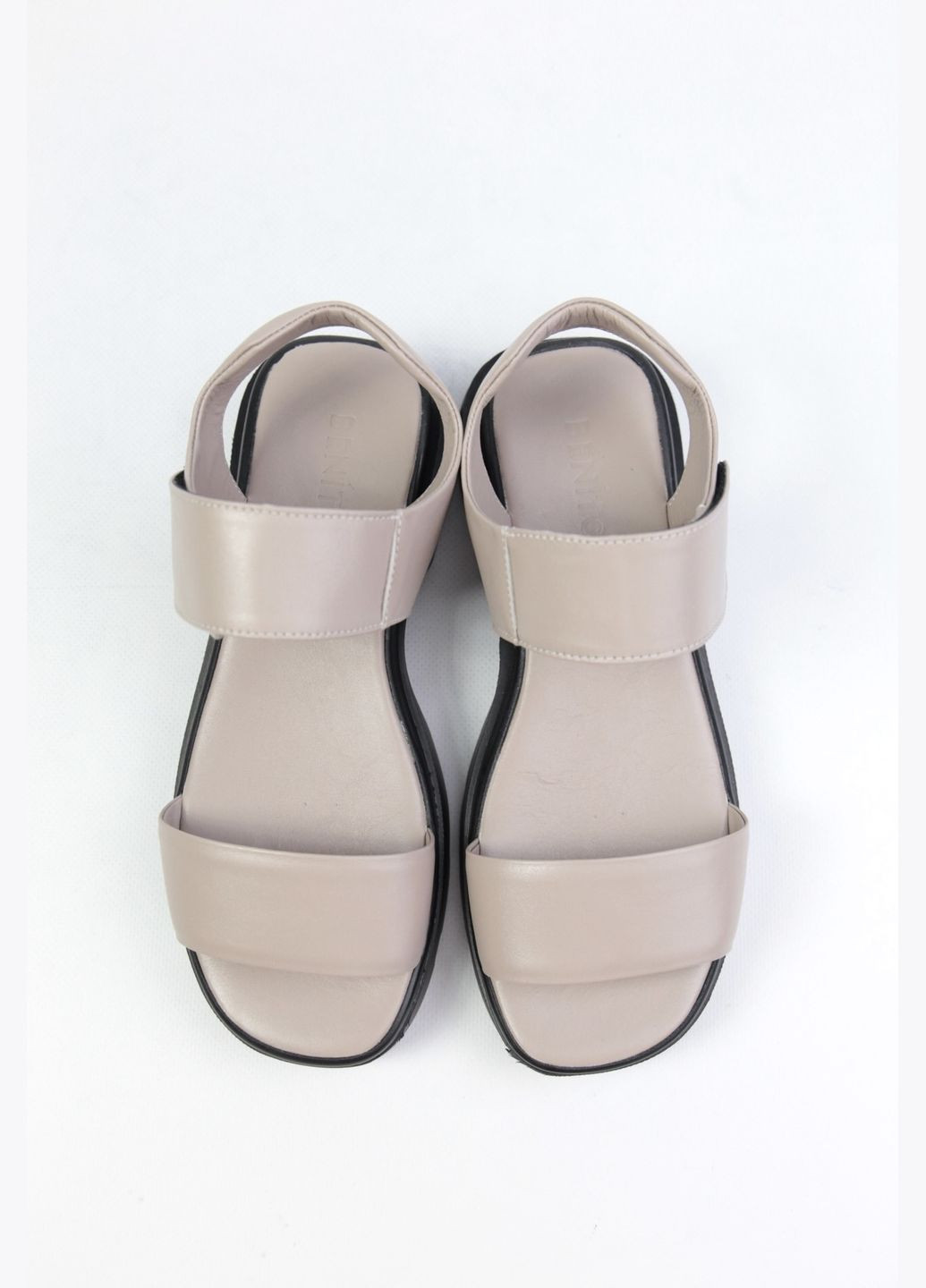 Коричневые босоножки Benito без застежки