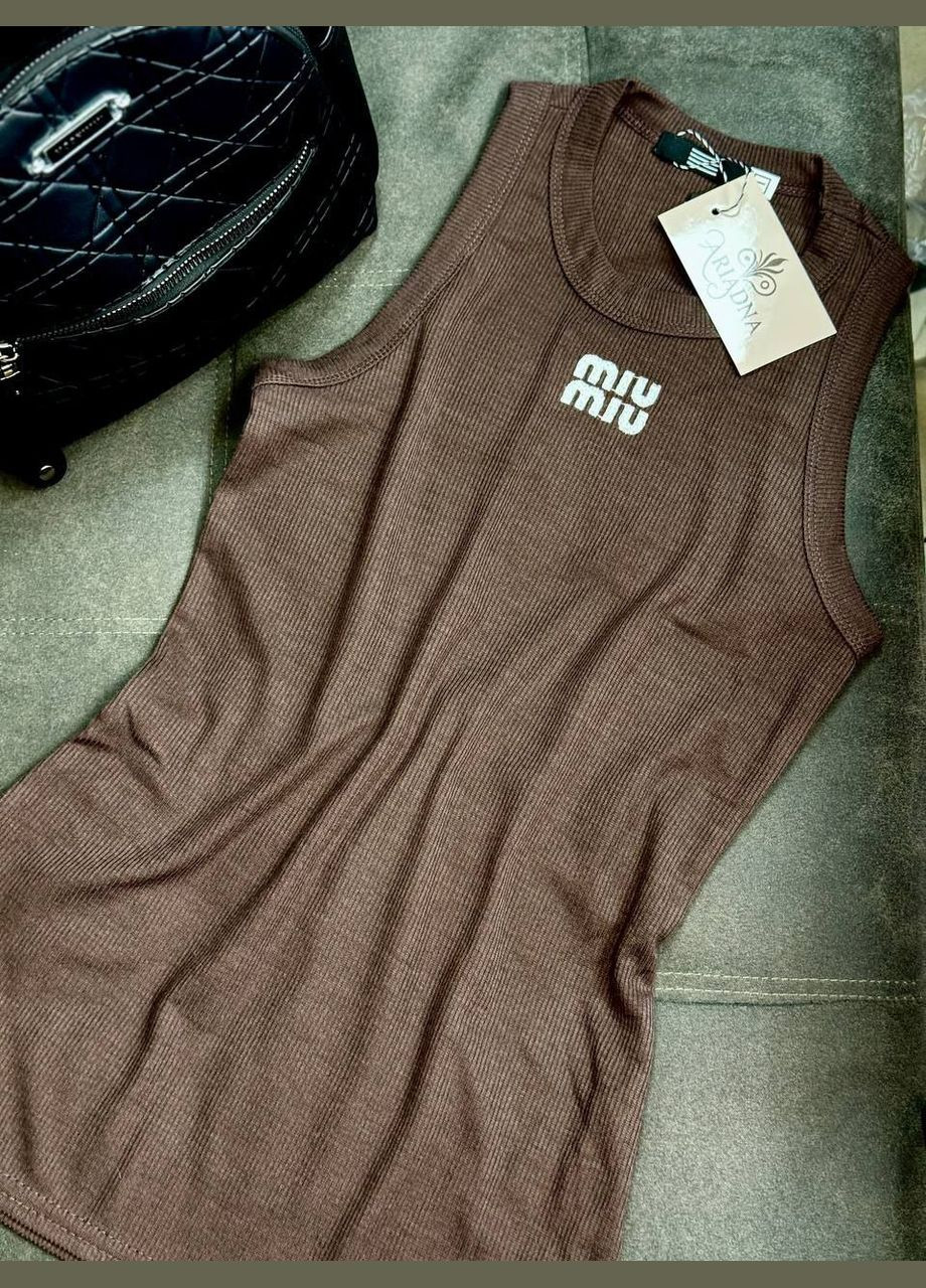 Трендова майка «Miu miu” No Brand — 327539462