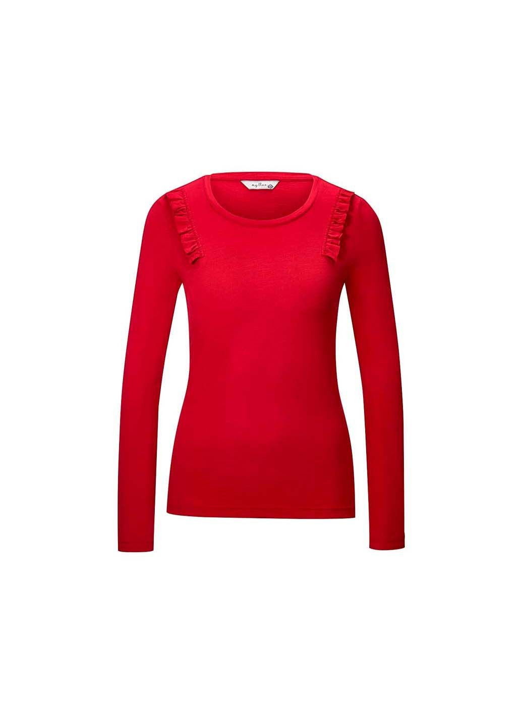 Красная блузка Tchibo