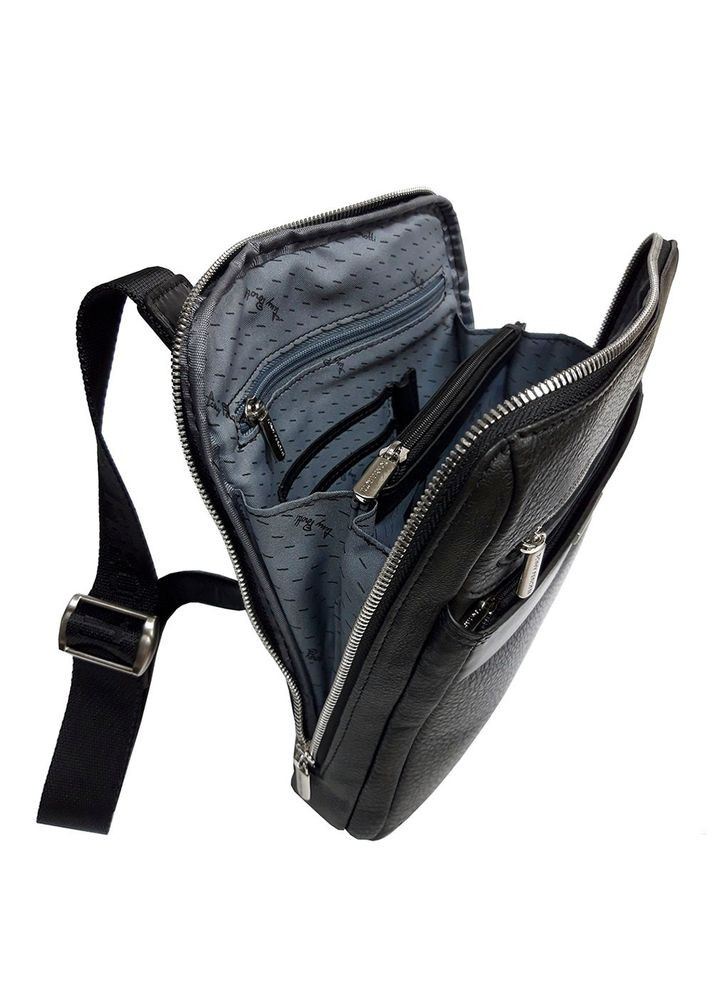 Мужская кожаная сумка через плечо Newcontatto 9999 nero Tony Perotti (303829858)