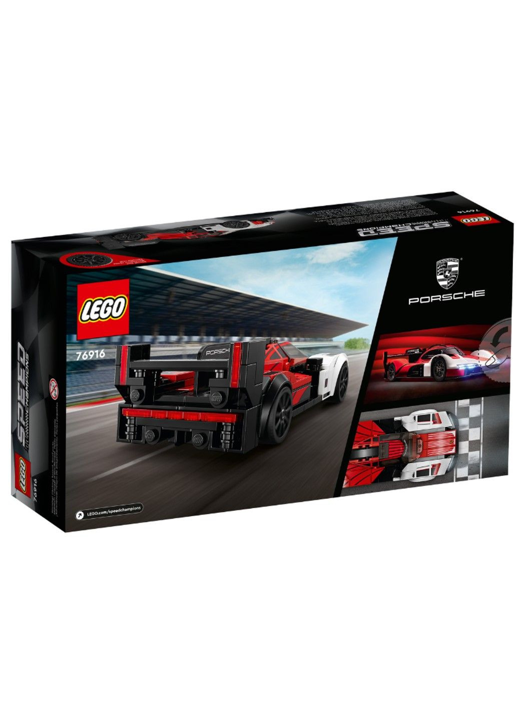 Конструктор Speed Champions Porsche 963 280 деталей (76916) Lego (285119807)