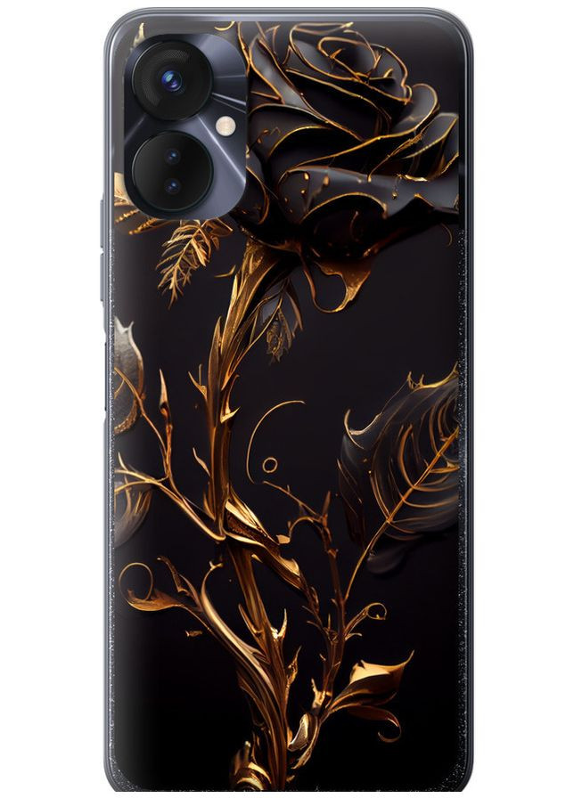 Силиконовый чехол 'Роза 3' для Endorphone Tecno Spark 9 Pro (267500235)