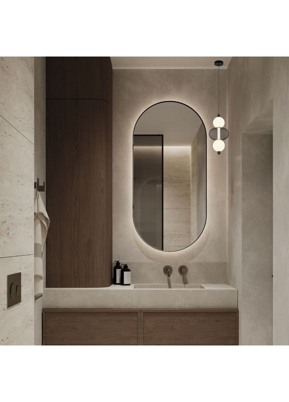 Дизайнерський підвіс led 6W 3000К (81-2032 BK) No Brand (370069759)