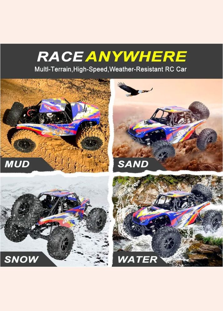 Радиоуправляемая машина 1043 OCTANE XL 1/10 RTR 4WD River Hobby RH1043 (Blue) VRX Racing (338598080)