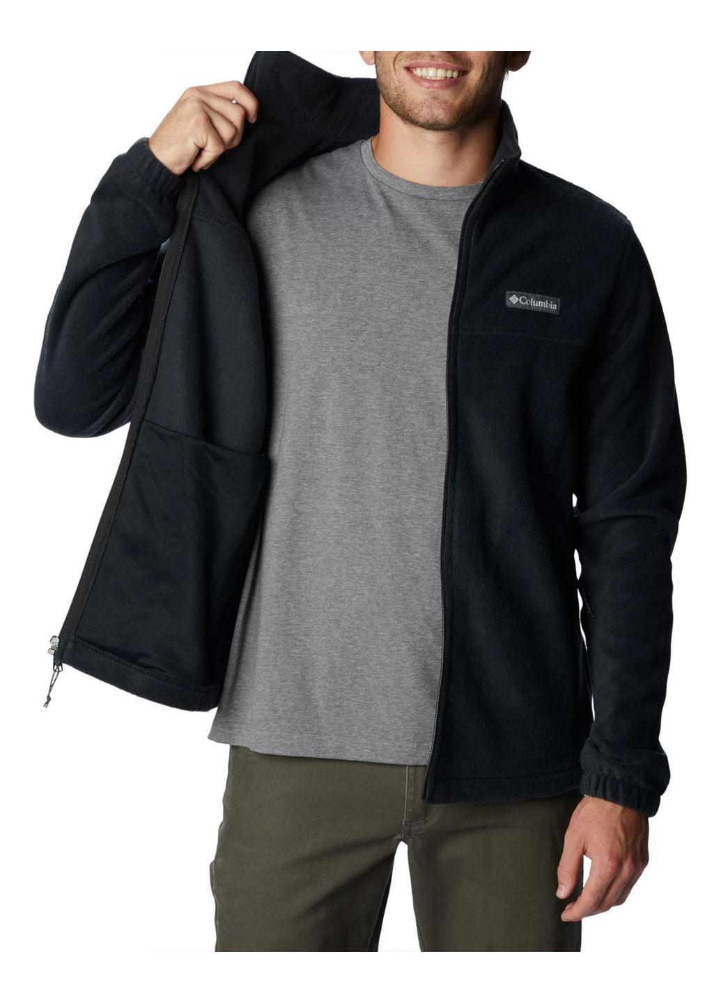 Кофта чоловіча Steens Mountain™ 2.0 1476671010 фліс чорна Columbia (303822733)