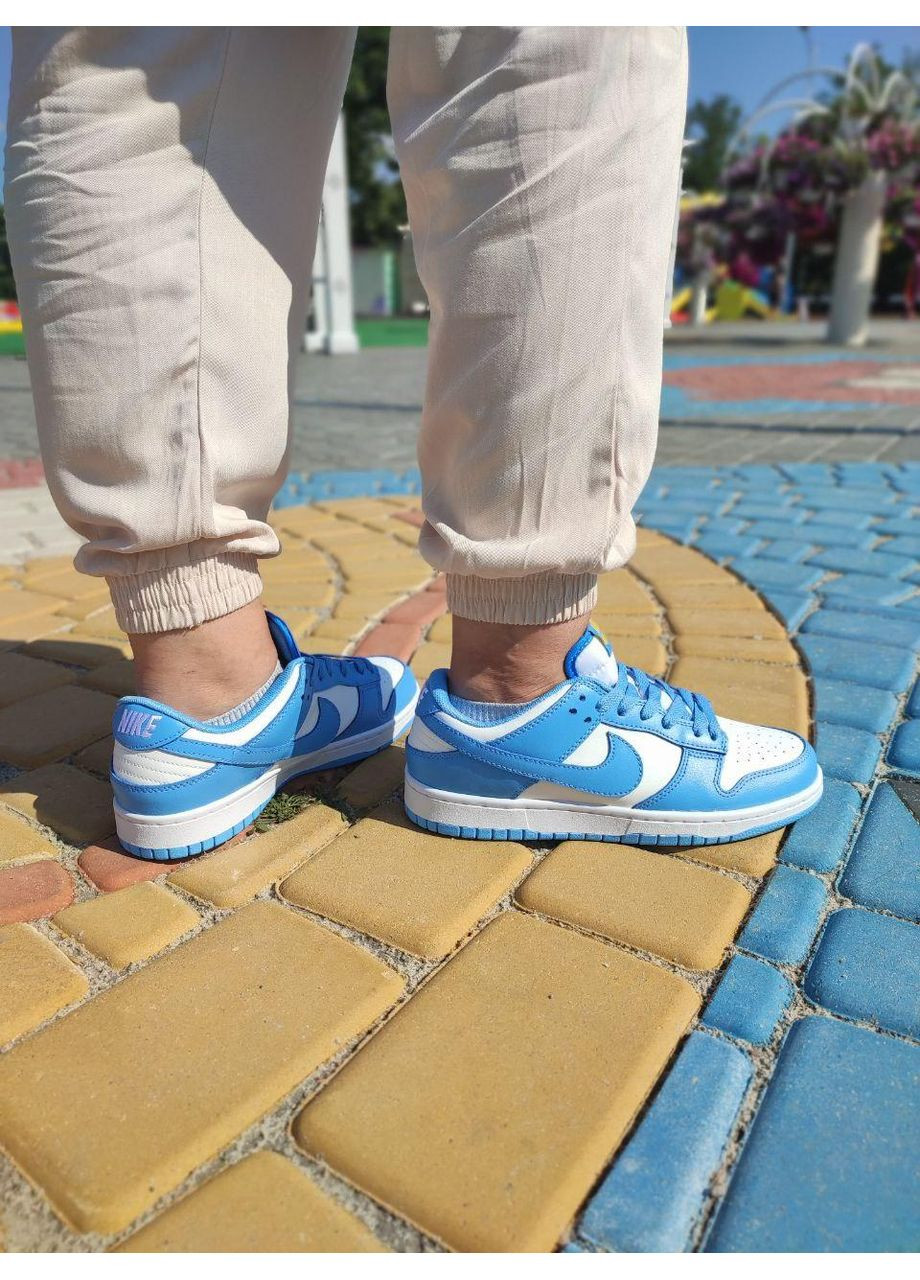 КРОСІВКИ ЖІНОЧІ NIKE SB DUNK WHITE BLUE НАЙК СБ ДАНК No Brand чорні демісезони (367171368)