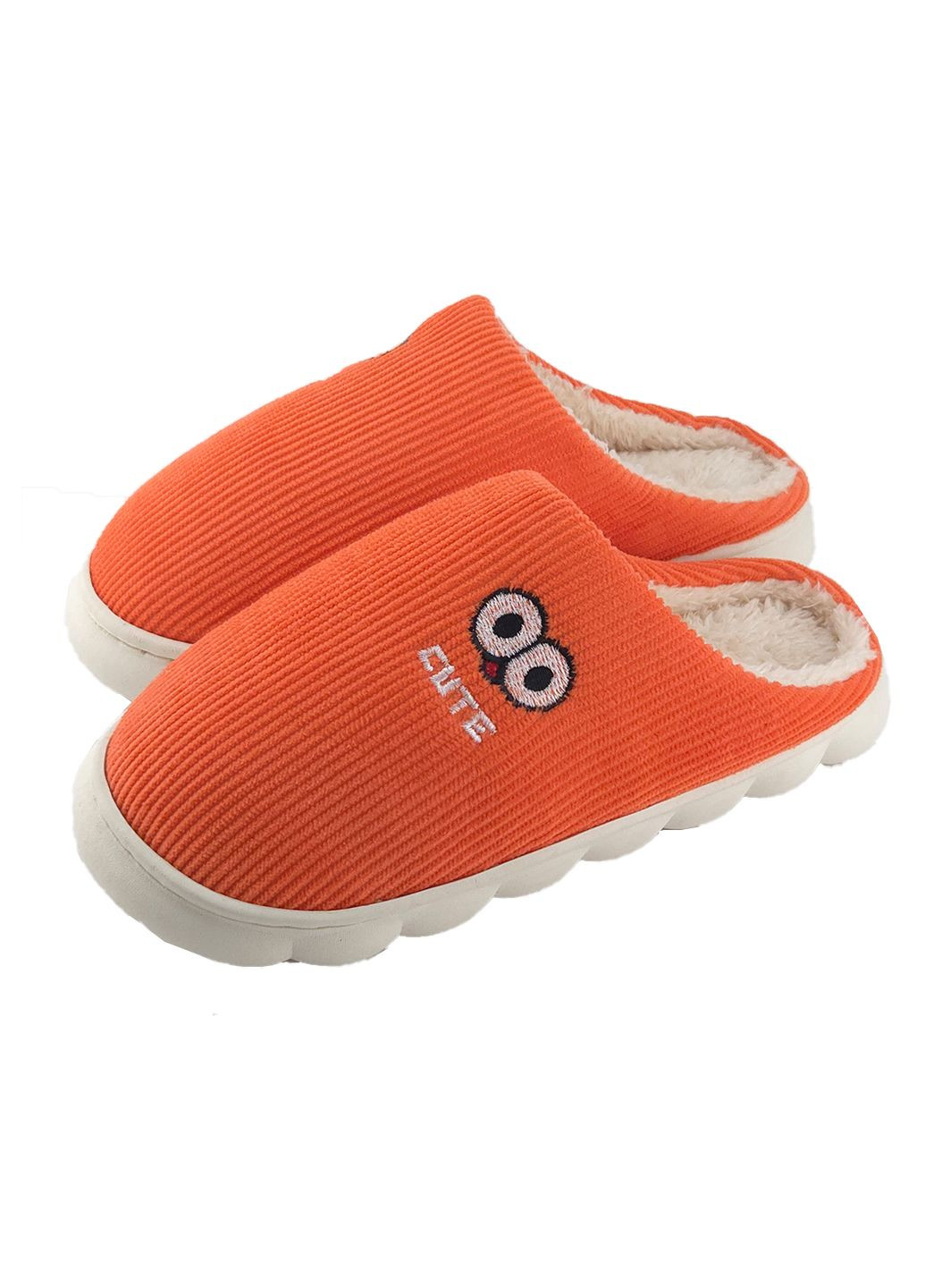 Оранжевые тапки маломерные женские Luvete