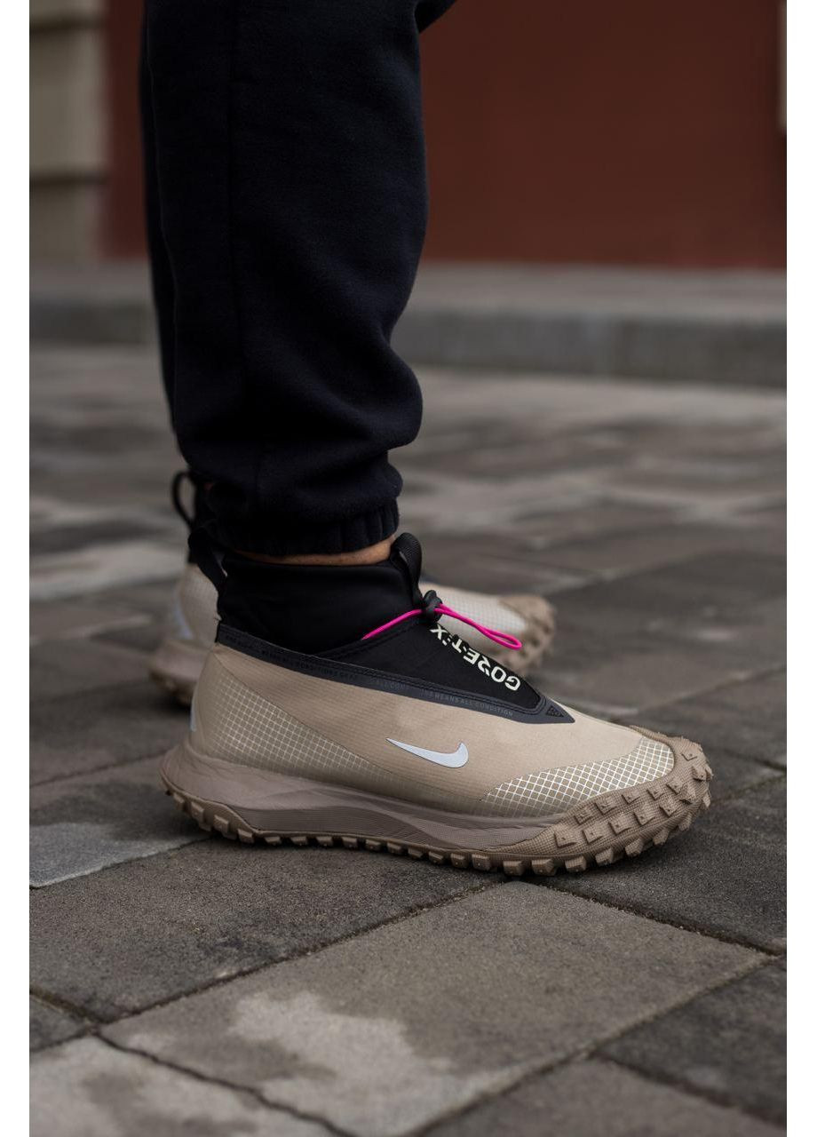 Чорні Осінні кросівки чоловічі nike acg mountain fly gore-tex найк асж маунс флай No Brand