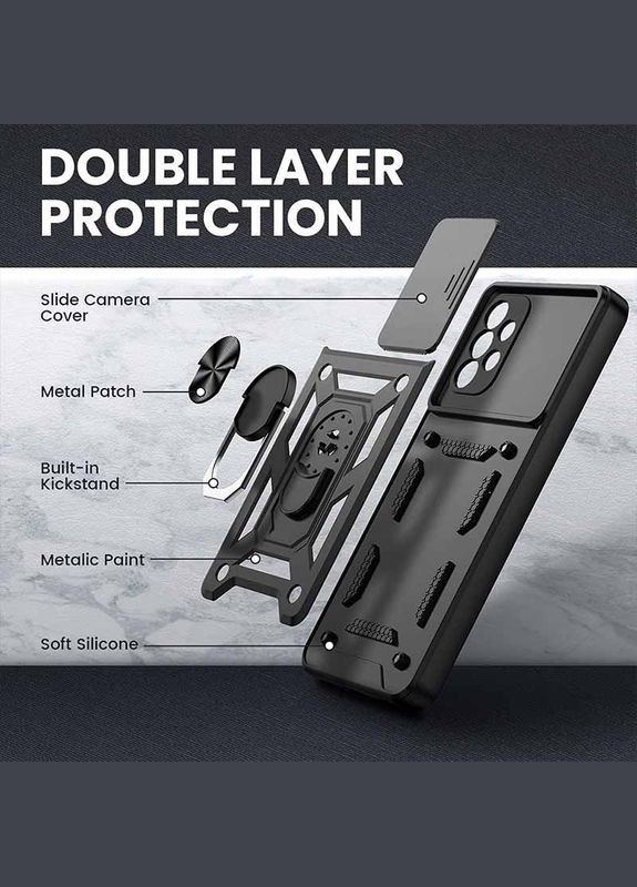 Ударостійкий чохол Camshield Serge Ring для Samsung Galaxy A53 5G Black No Brand (340064260)
