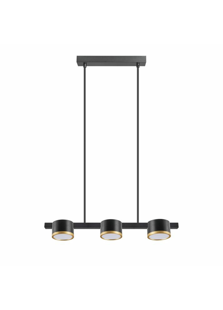 Підвісний світильник, люстра над столом, барною стійкою 328069 Mirella GX53 3x6W IP20 Чорний (095426) Goldlux (370250218)