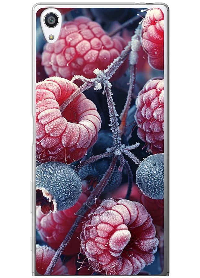 2D пластиковый чехол 'Морозные ягоды' для Endorphone sony xperia z5 premium e6883 (285117762)