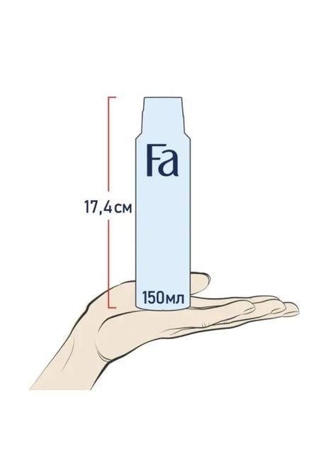 Антиперспірант-спрей Men Sport Energy Boost Аромат імбиру та лимону, 150 мл Fa 2020225 (335031075)
