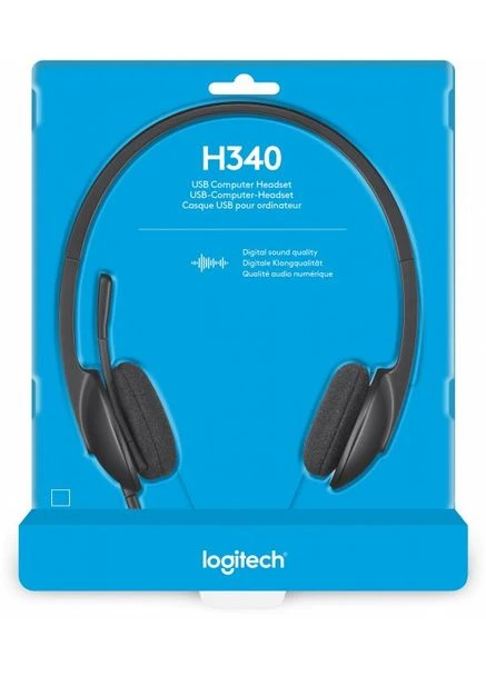 Гарнiтура H340 USB (981-000475) Logitech (370616121)
