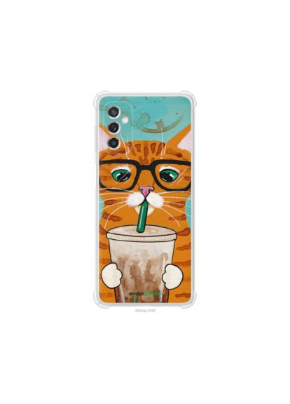 Чохол на Samsung Galaxy M52 M526B Зеленоокий кіт в окулярах "4054sp-2490-2448" Endorphone (362606134)