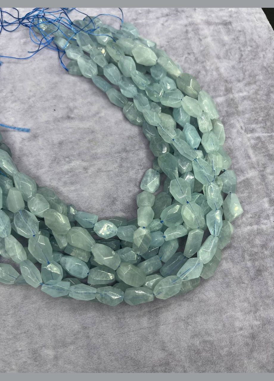 Аквамарин на нити без замка 40 см No Brand (313453569)