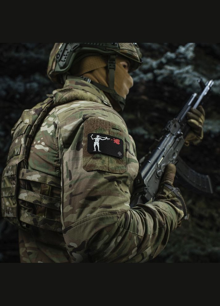 Нашивка прапор Чорна Борода РПГ-7 Black M-TAC (315047963)