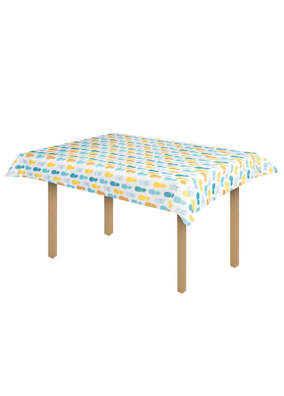 Водовідштовхувальна скатертина Ананаси 130 х 160 см, клейонка кухонна Livarno home (308855943)
