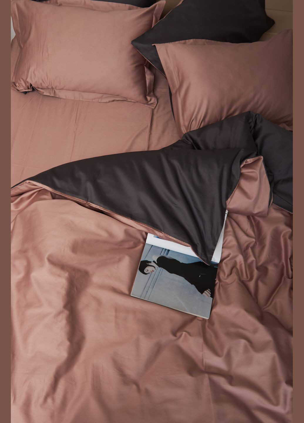 Комплект постільної білизни полуторний 143х210 наволочки 2х70х70 Satin Premium (MS-820000472) Moon&Star Violet (284416152)