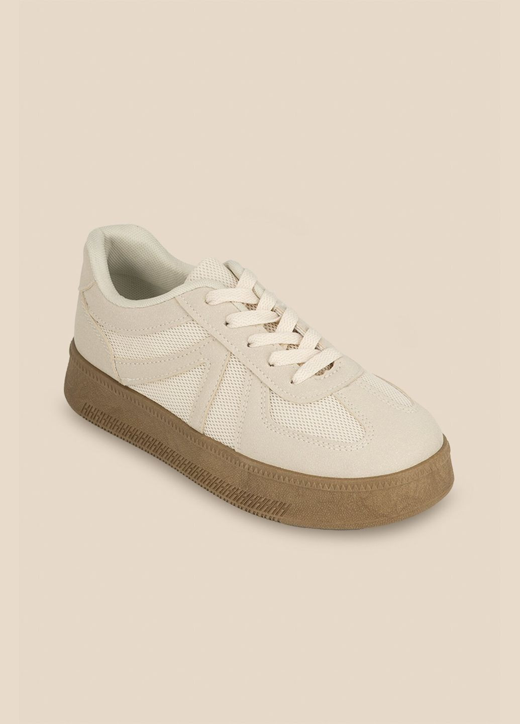 Бежеві кеди жіночі wbs0456-5 shop (2000991052673) LAWA