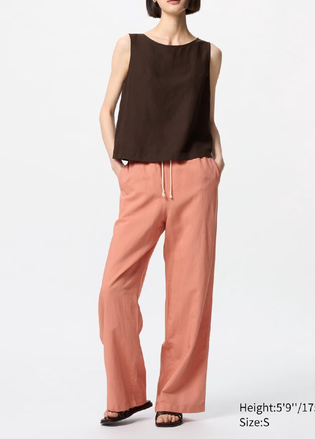 Кремовая блуза Uniqlo