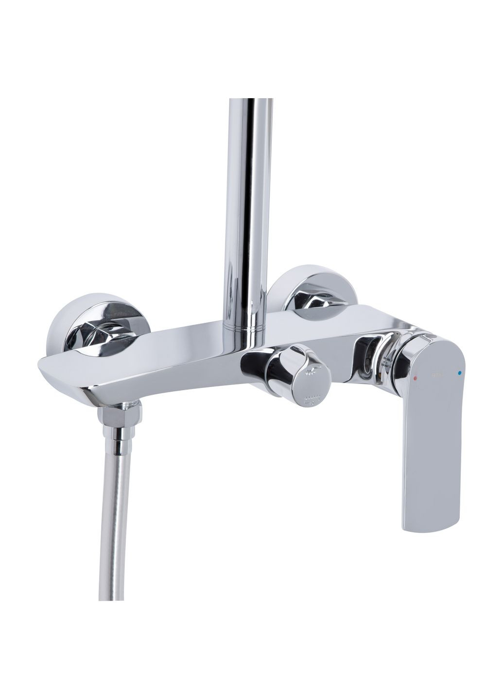 Душова система для душу Slavonice на два споживача QTSLA110CRM45912 Chrome Qtap (324250483)