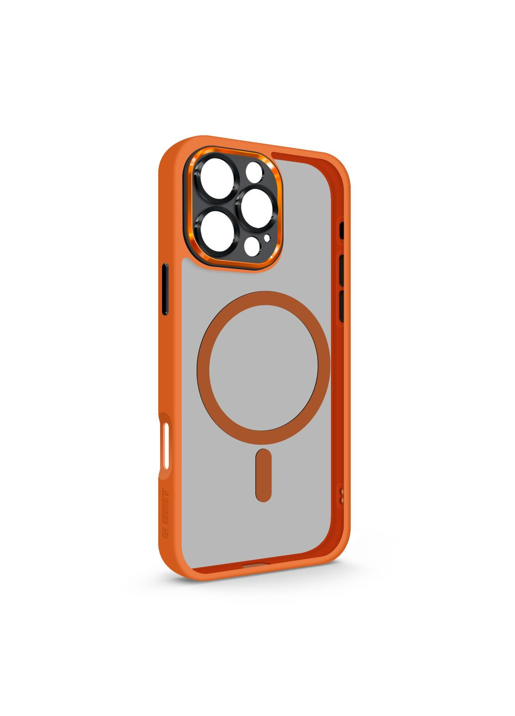 Чехол Unit MagSafe SE для Apple iPhone 16 Pro Max Orange Black (ARM81151) ArmorStandart (343048028)