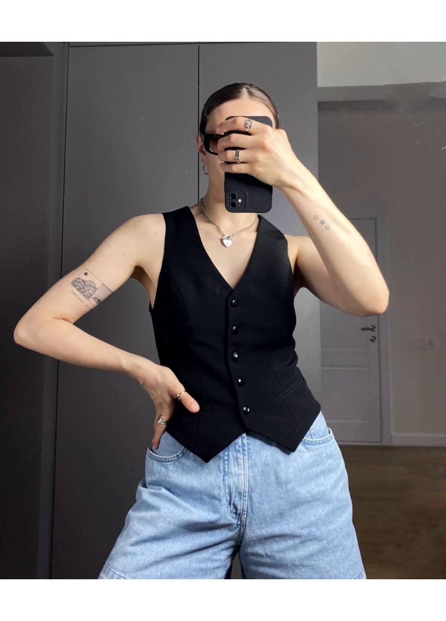 Жіноча жилетка приталеного крою Україна (355803297)