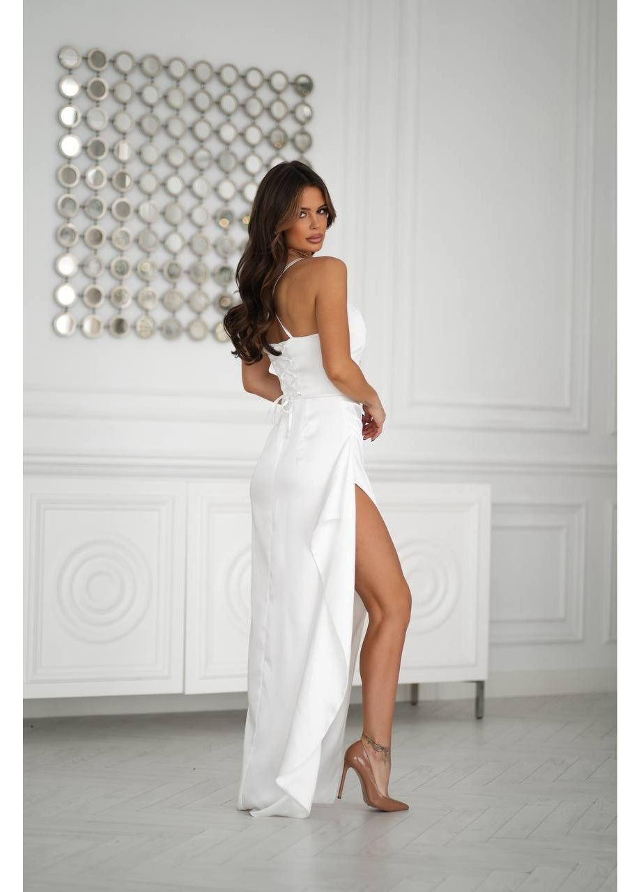 Белое платье, цвет белый Fashion