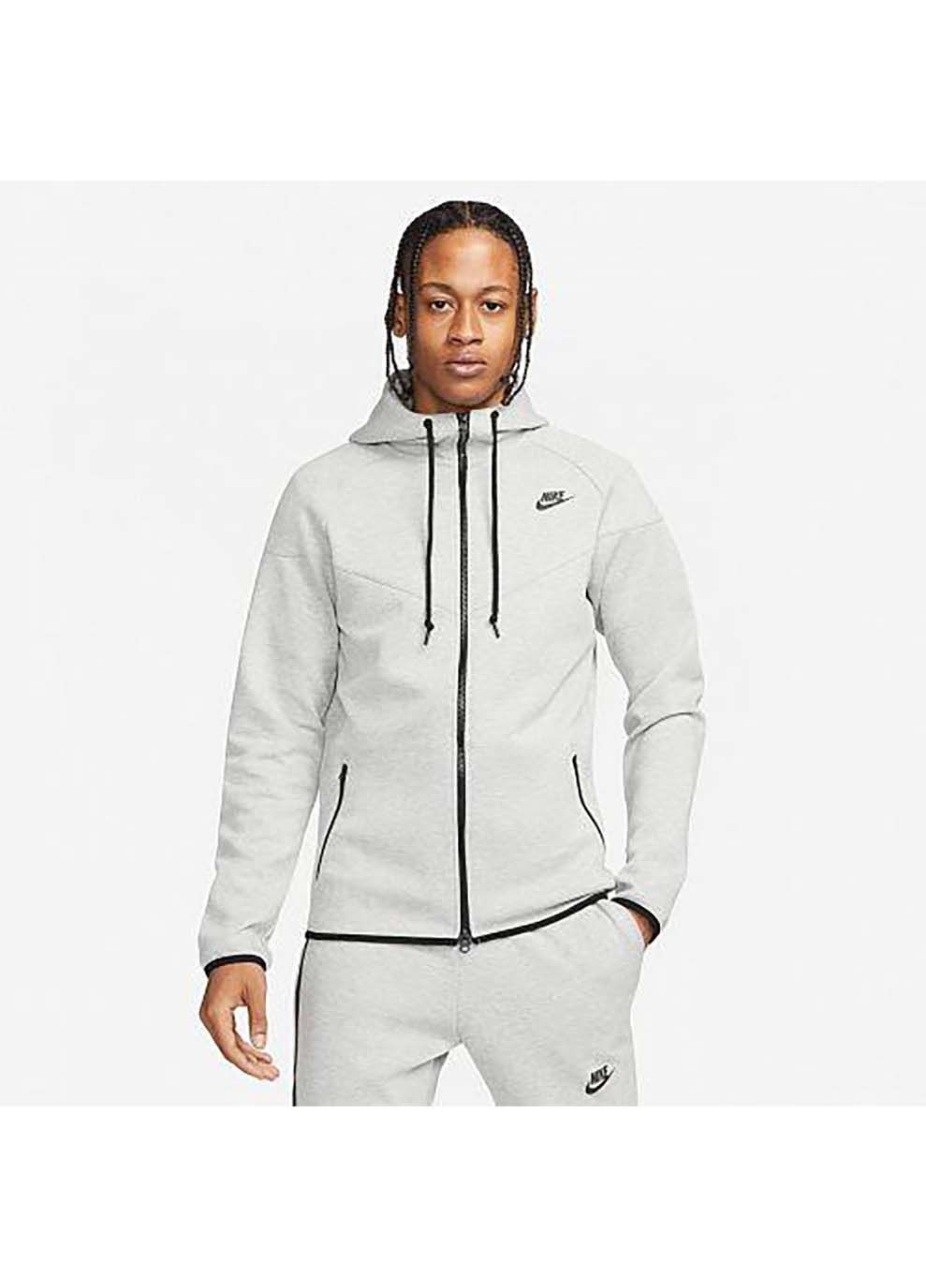Чоловіча Толстовка M Tech Fleece Wr Og Сірий Nike (367586055)