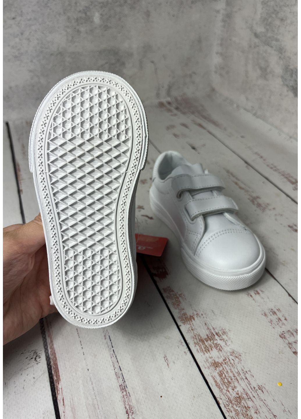 Білі всесезонні кросівки кеди дитячі білий (158) Apawwa