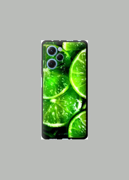Чехол на Xiaomi Redmi Note 12 Pro Speed Зеленые дольки лимона "852b-3334-2448" Endorphone (351852124)
