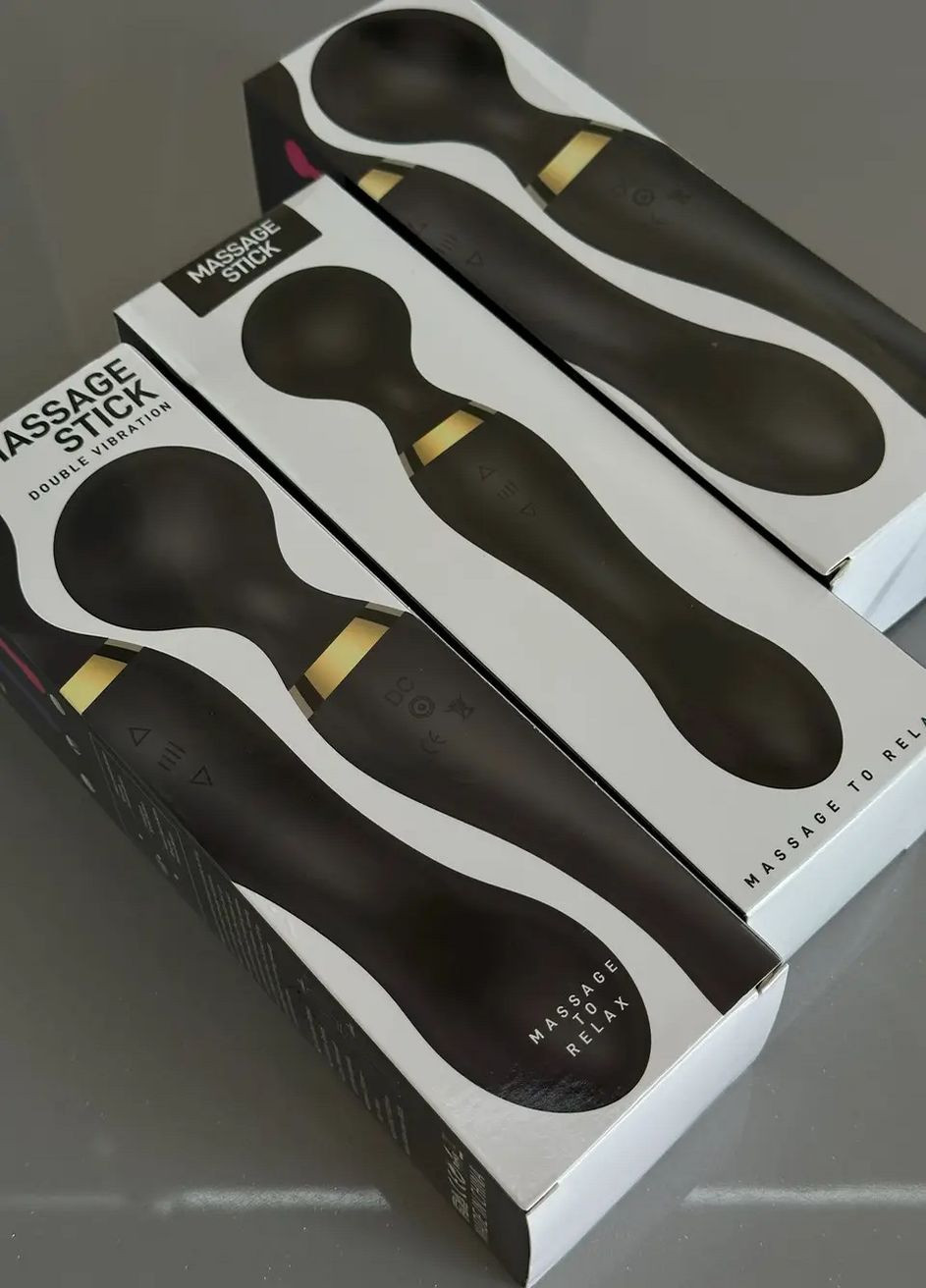 Вібратор 2 в 1, вагінальний стимулятор чорний No Brand (316534810)