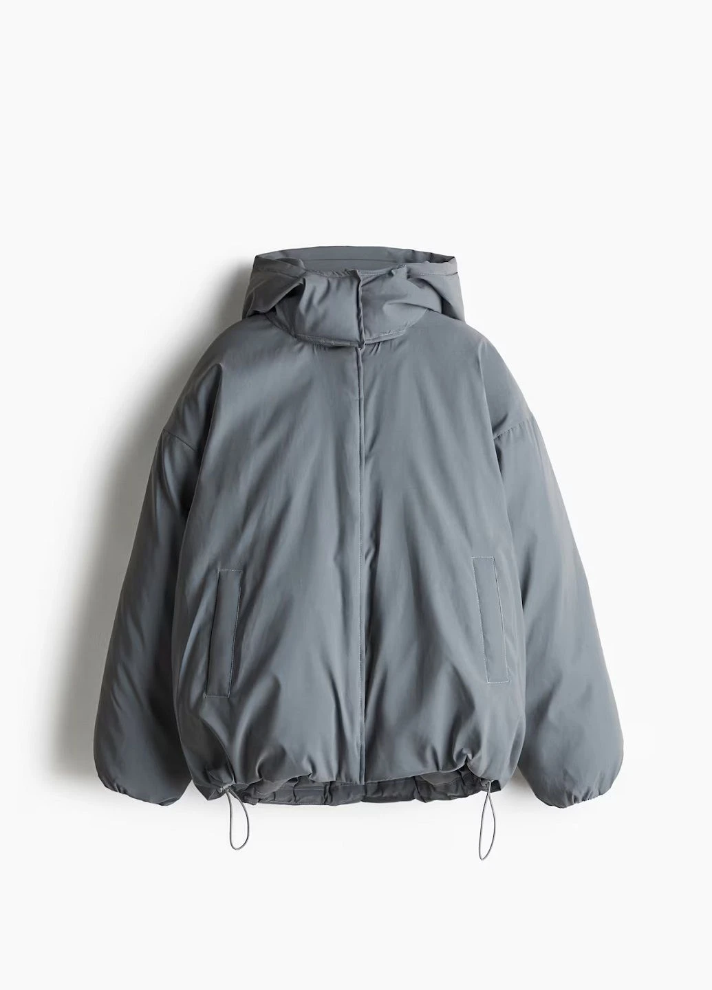 Серая зимняя куртка H&M