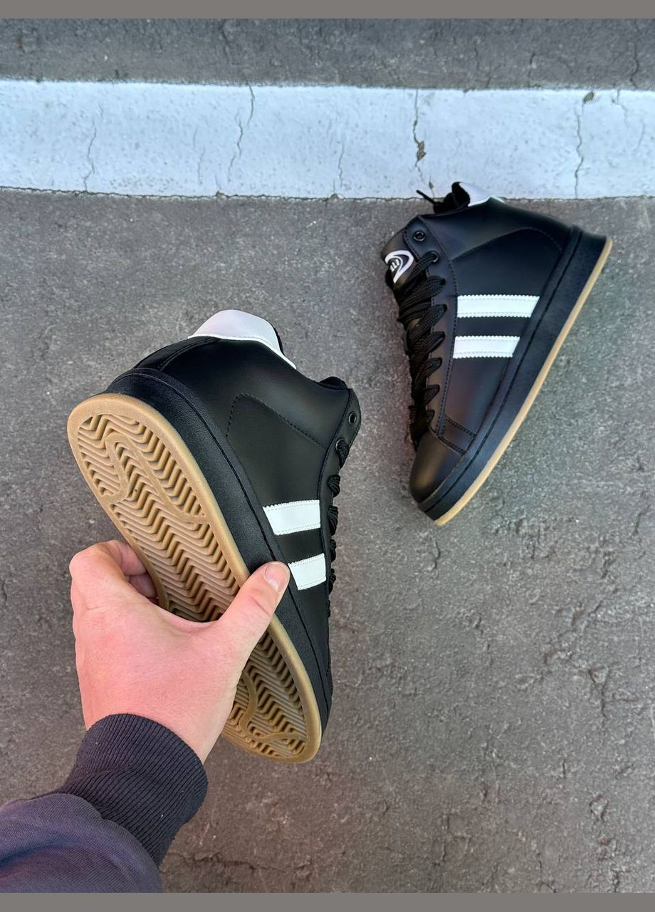 Черно-белые зимние кроссовки Vakko