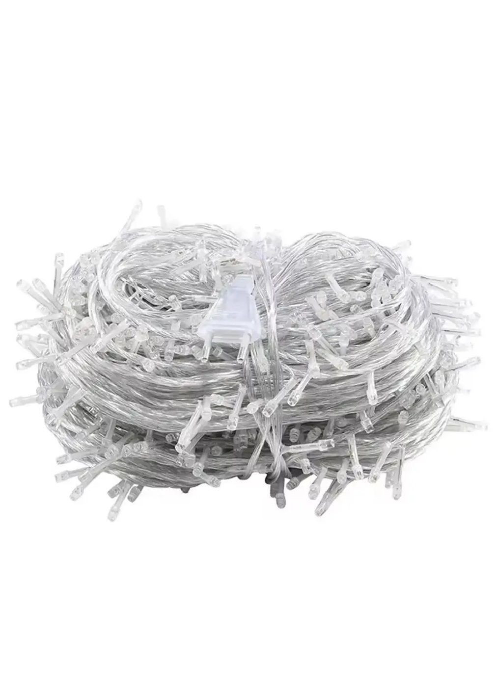 Гирлянда нить светодиодная новогодняя с работой от сети 8 режимов свечения 18 м 400 лампочек (482005-Prob) Синяя Unbranded (369501417)