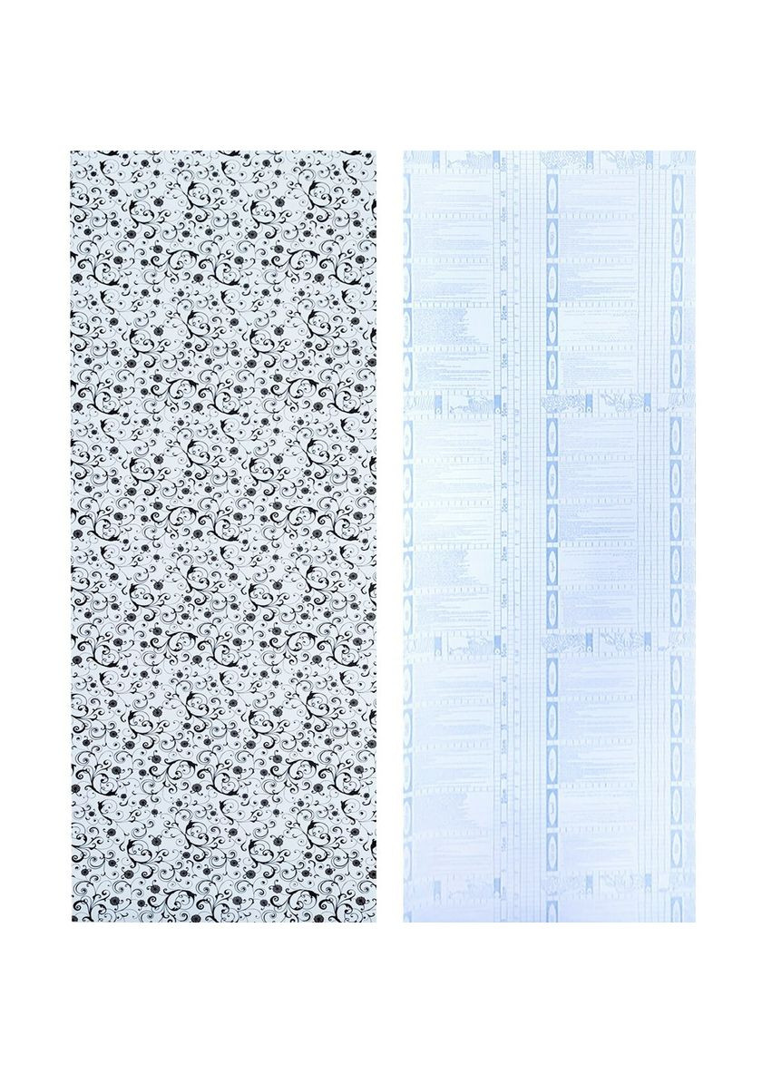 Самоклеюча плівка білі вензелі 0,45х10м (10175) Sticker Wall (298284218)