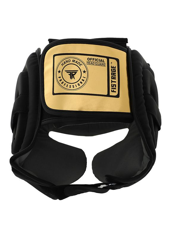 Шлем боксерский в мексиканском стиле Flex Fistrage VL-9733 Черно-золотой (37508235) FDSO (296687131)