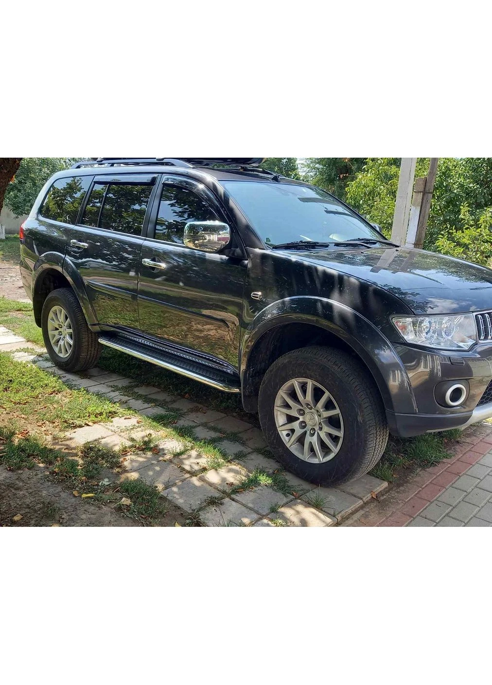 Боковые Подножки Maydos V2 (2 шт., Алюминий и Нержавейка) для Mitsubishi L200 2006-2015 гг Erkul (391763727)