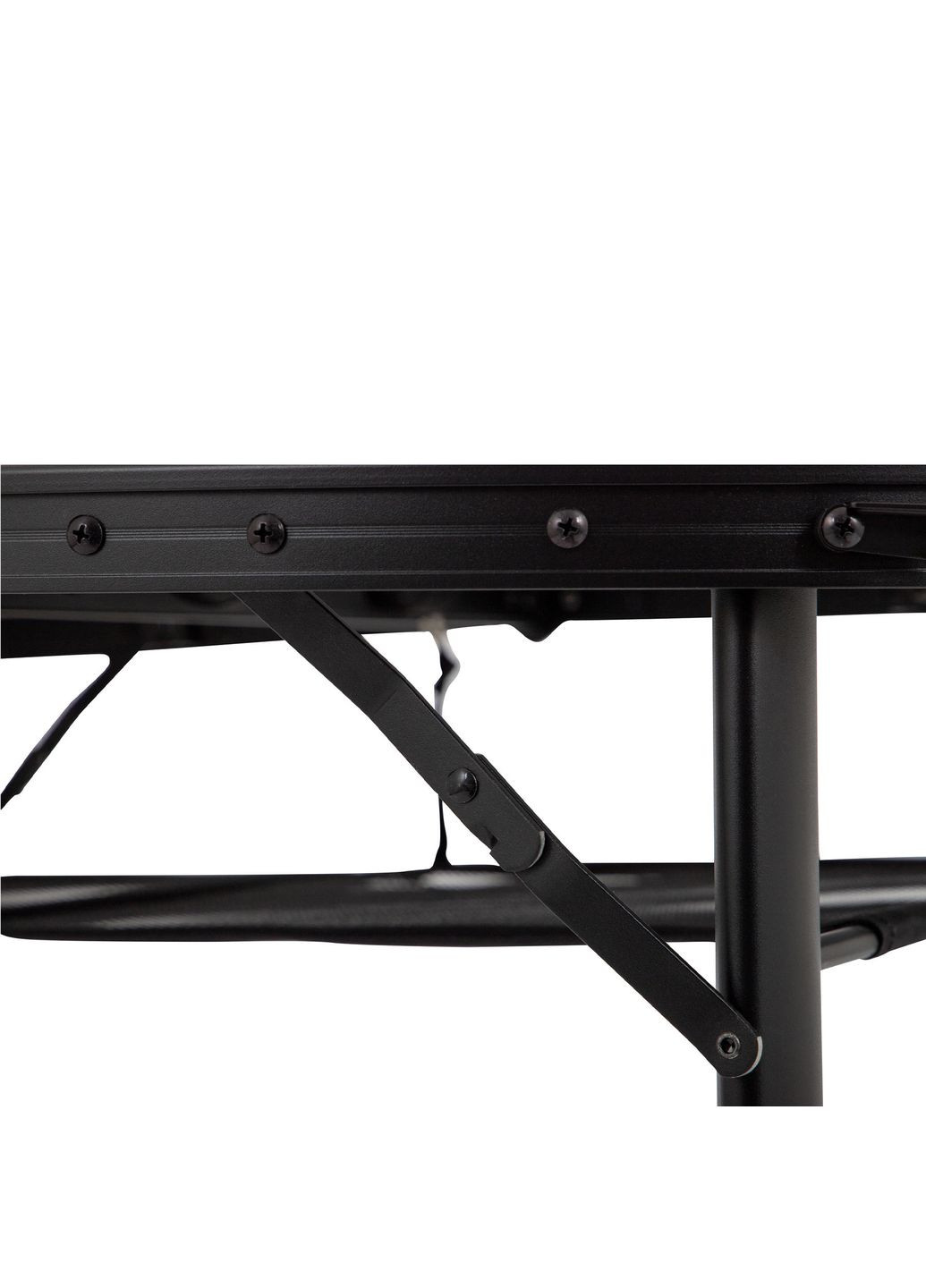 Стол Woodbine Oval 100x70 cm Black/Wood look (1404185) Bo-Camp (315936576)