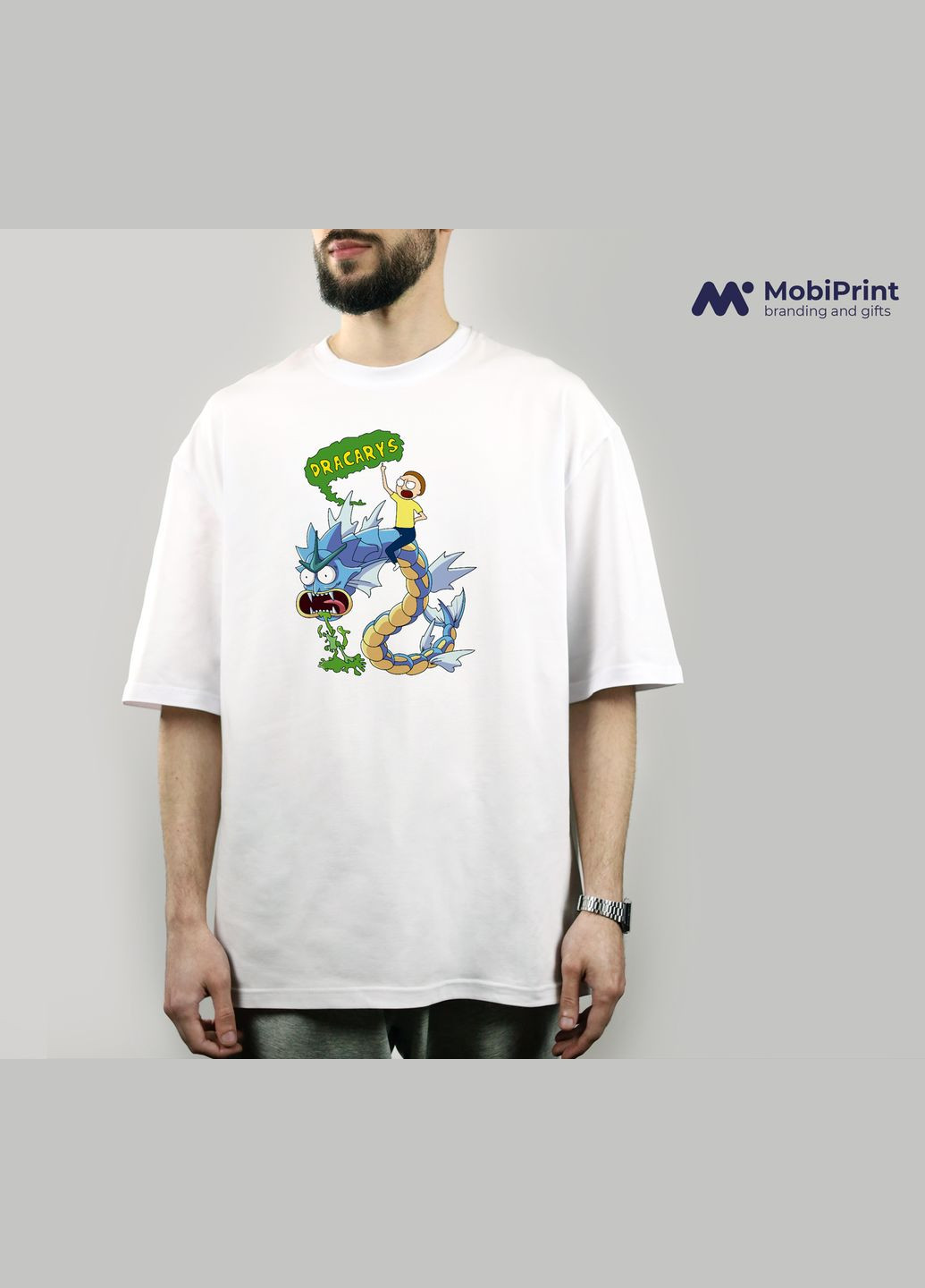 Футболка оверсайз Рик и Морти MobiPrint (293944095)