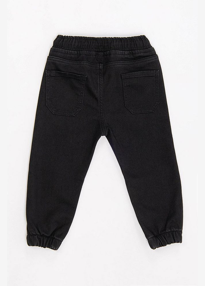 Черные зимние джогеры джинсовые утепленные на мальчика цвет черный cb-00181586 Ada Yildiz